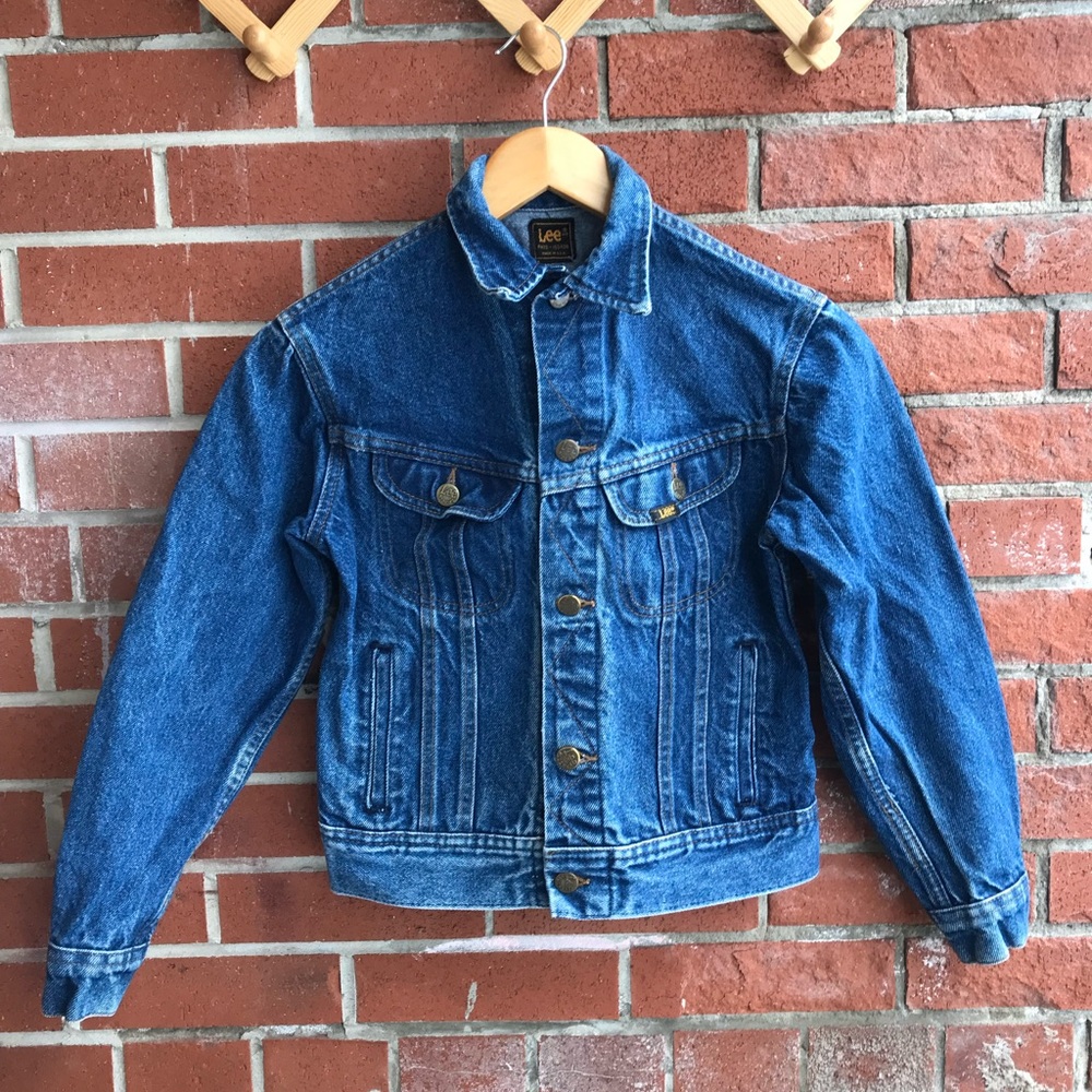 Vintage Denim LEE Jacket Child Youth PATD 153438 Made in USA